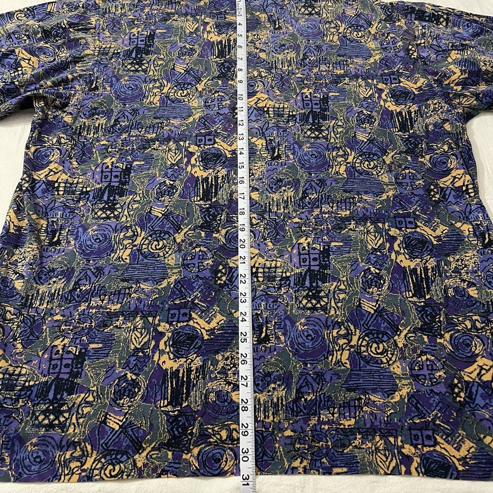 Vintage 90's Nike Golf Polo Abstract Geometric Print Men's Size XXL Tiger Woods - Picture 8 of 8